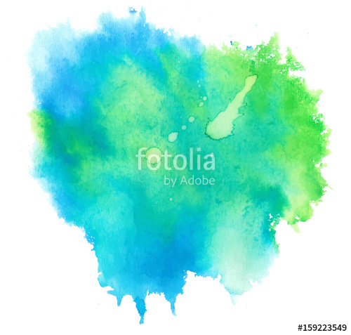 500x477 Colorful Abstract Watercolor Texture Stain With Splashes