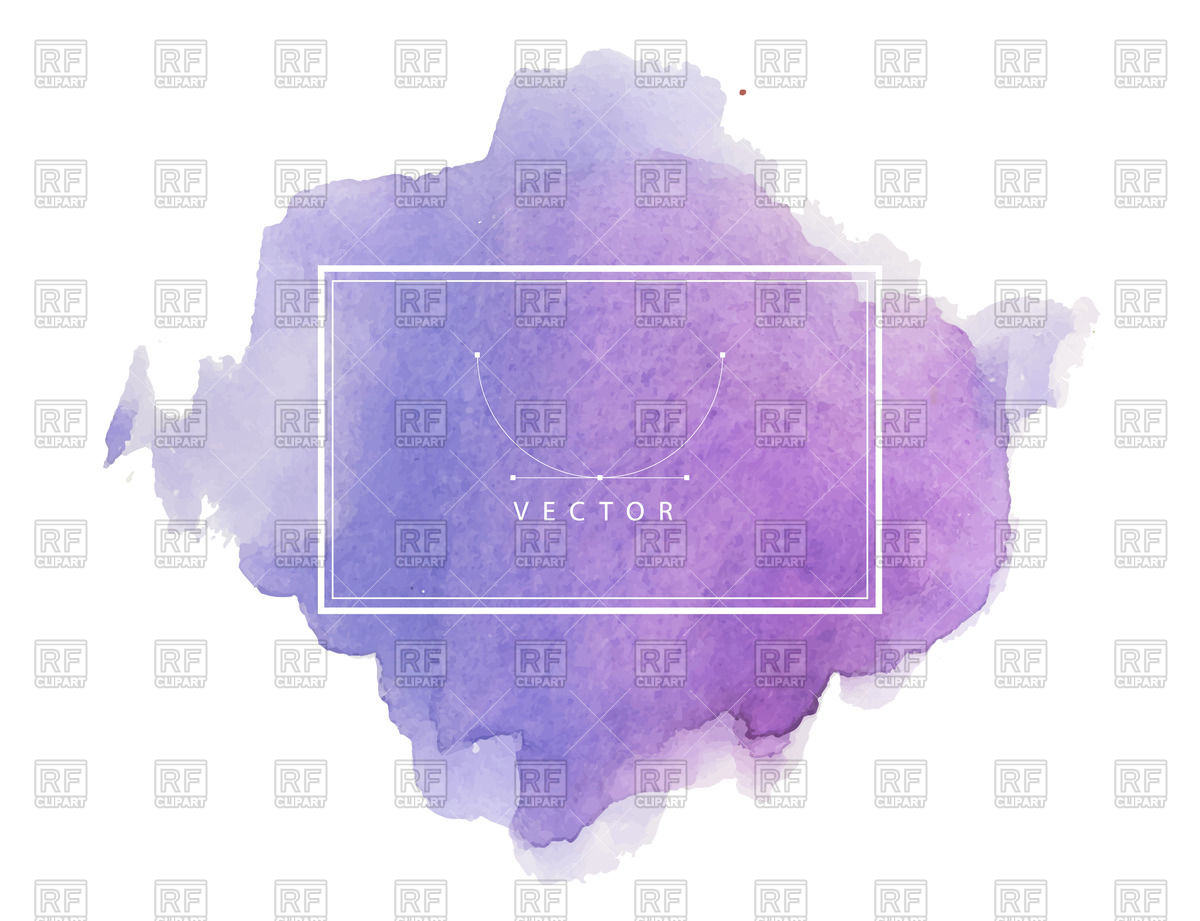 1200x921 Hand Painted Violet Watercolor Spot Vector Image Of Backgrounds