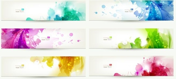 600x271 Watercolor Vector Free Vector Download
