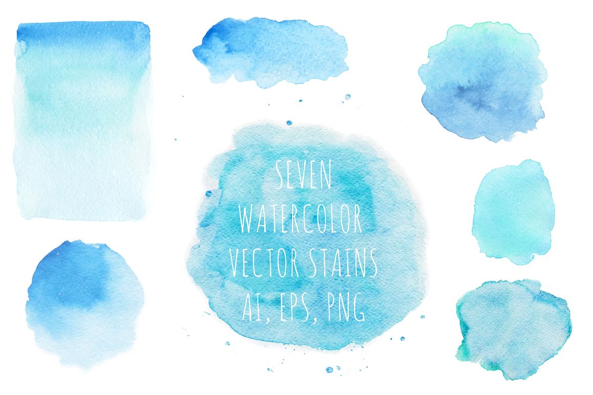1158x772 Blue Watercolor Vector Backgrounds