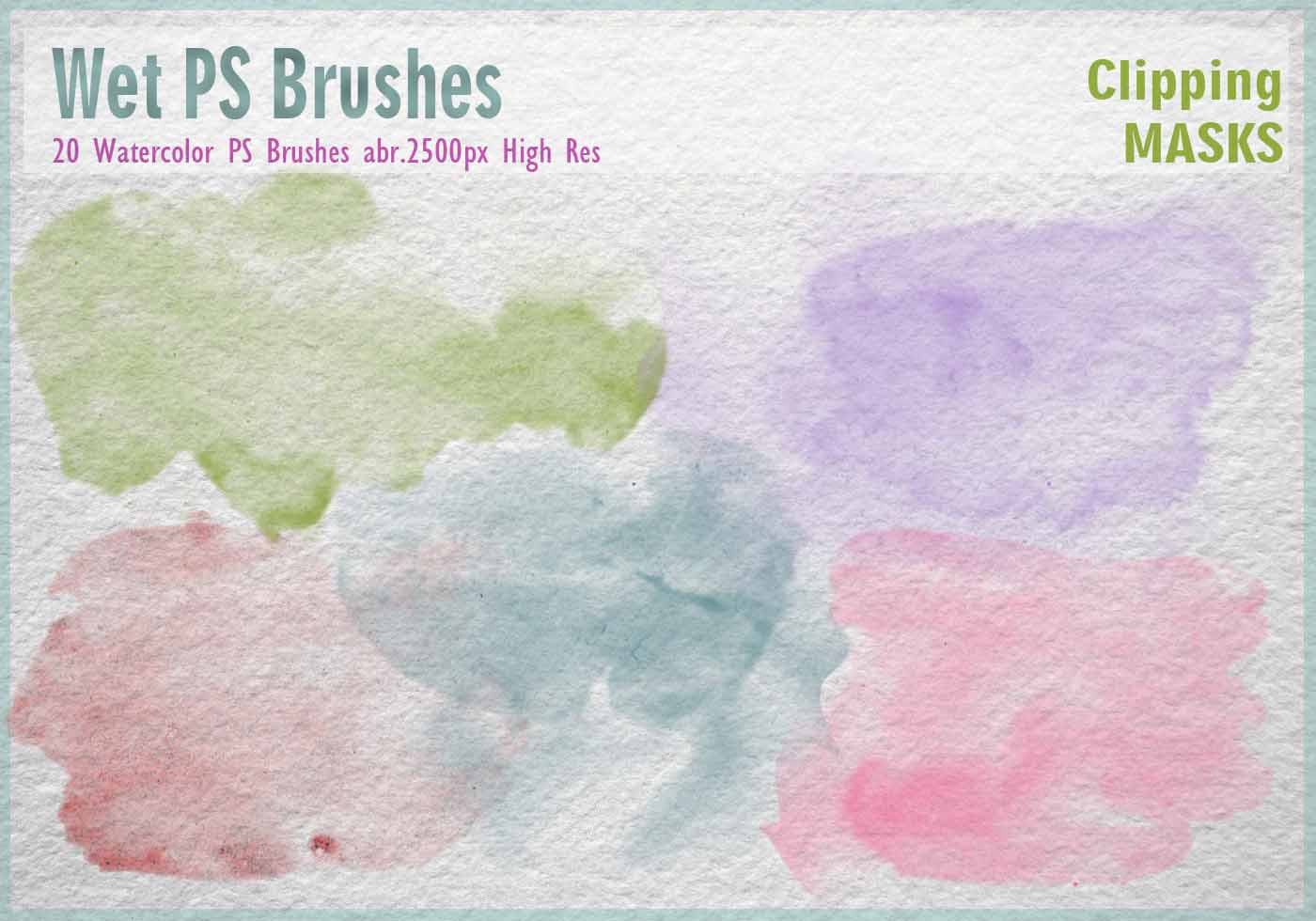 1400x980 Watercolor Free Brushes