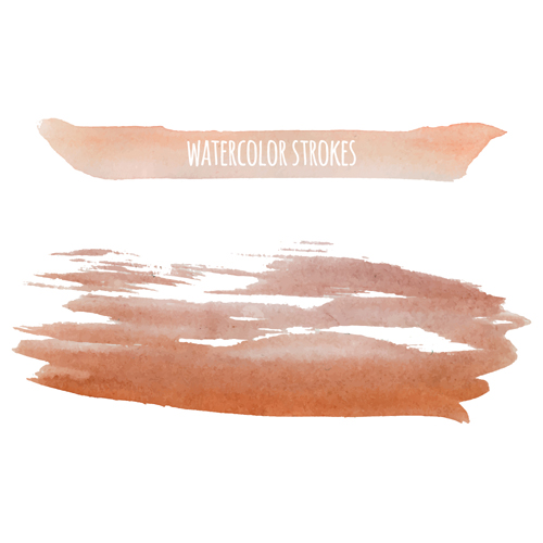 500x500 Watercolor Strokes Vector Brushes Set Free Download