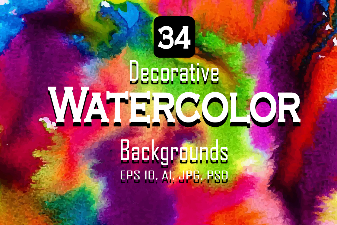 1117x746 Watercolor Vector Set Background Graphic