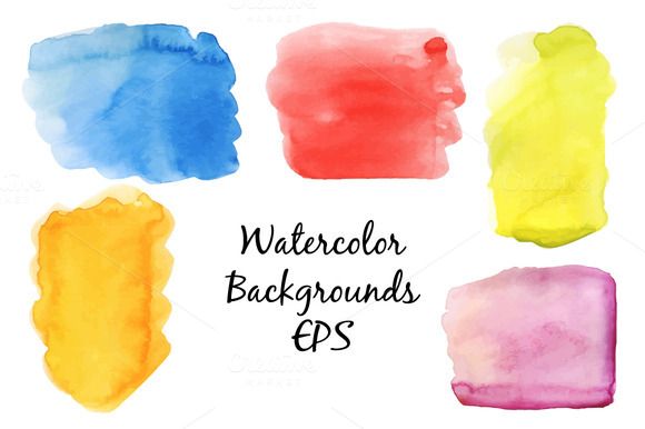 580x386 Watercolor Vector Backgrounds