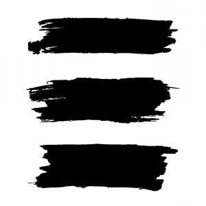 300x300 Brush Stroke Collection Black Watercolor Vector Cqrecords