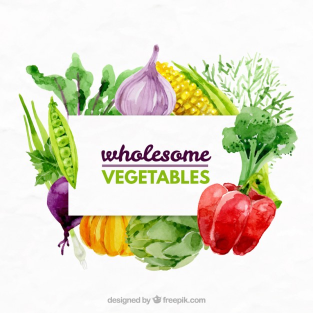 Watercolor Variety Of Vegetables Background Vector Free Download 626x626 Watercolor Variety Of Vegetables Background Vector Free Download