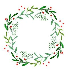 238x250 Watercolor Wreath Vector Vector Image Flowers Wreath