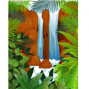 Photostock Vector Mountain Scenic Landscape With A Small River 300x300 Photostock Vector Mountain Scenic Landscape With A Small River