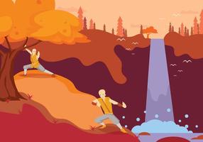 Waterfall Free Vector Art 286x200 Waterfall Free Vector Art