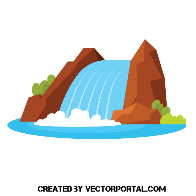 Waterfall Clip Art 660x660 Waterfall Clip Art