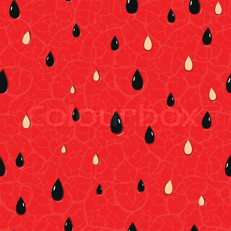 800x800 Seamless Watermelon Fruit Pattern Stock Vector Colourbox