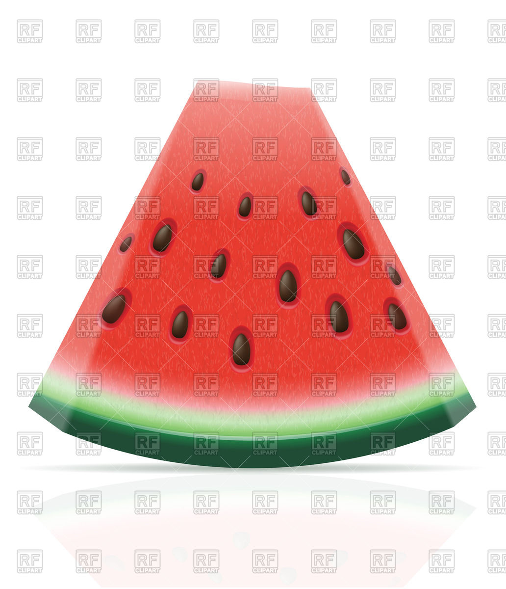 1032x1200 Triangle Slice Of Watermelon Vector Image Of Food And Beverages