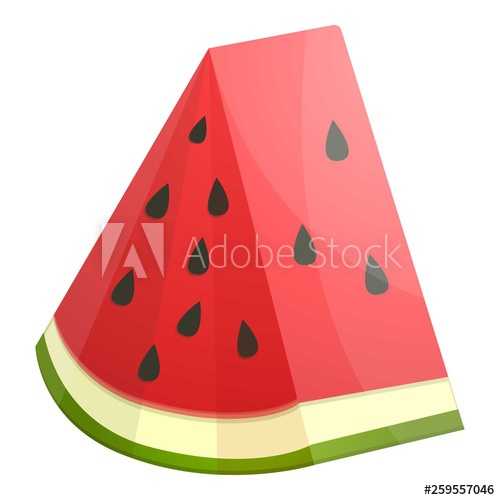 500x500 Triangular Slice Watermelon Icon Cartoon Of Triangular Slice