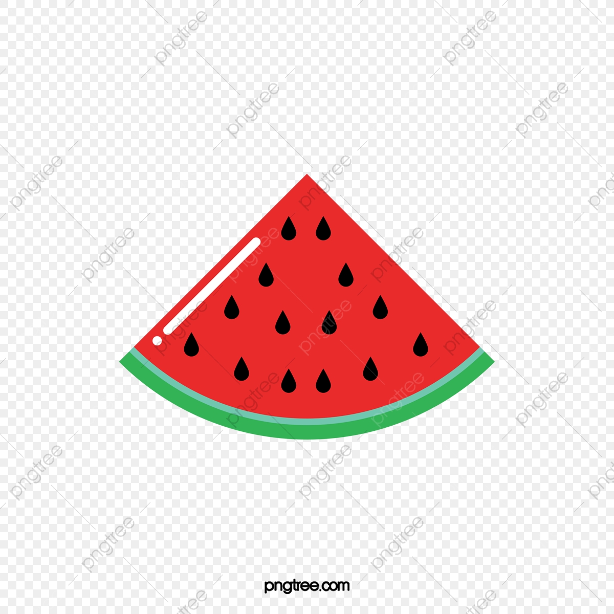 1200x1200 Vector Cartoon Watermelon Block Material, Creative Watermelon