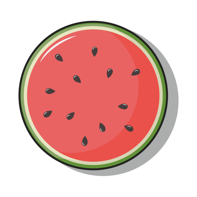 630x630 Watermelon Vector Graphic Design