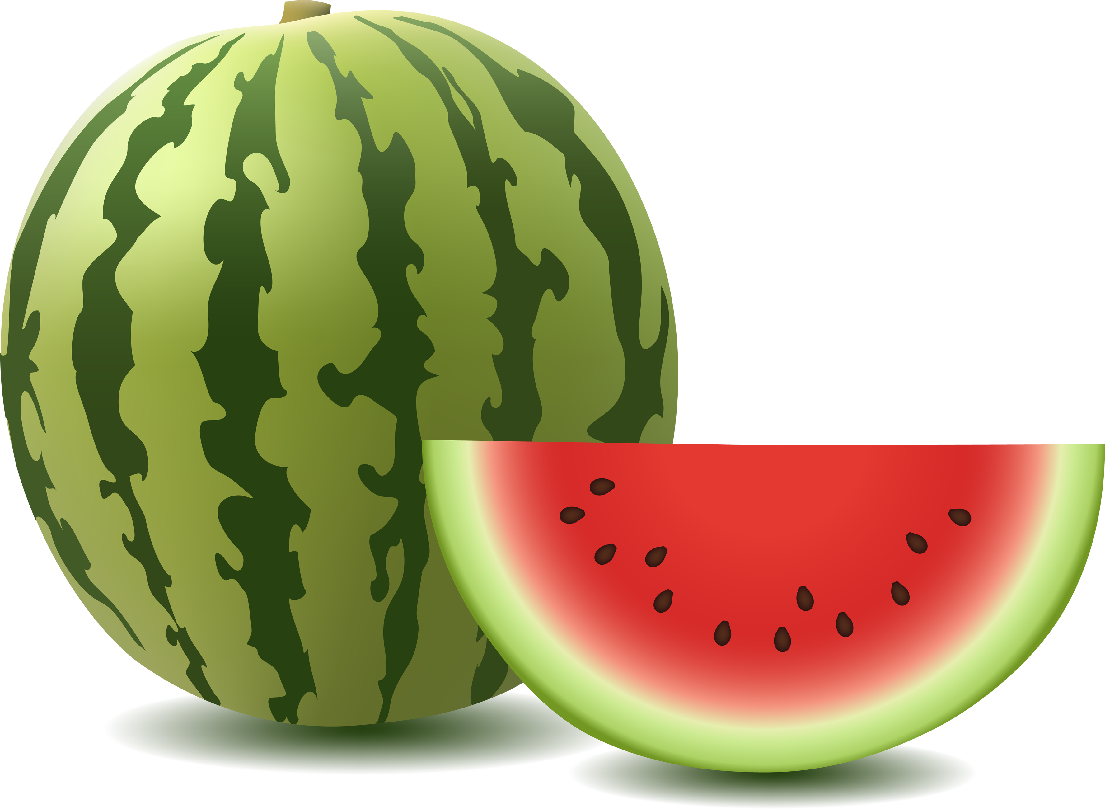 3551x2599 Clipart Watermelon Clipart, Watermelon Vector