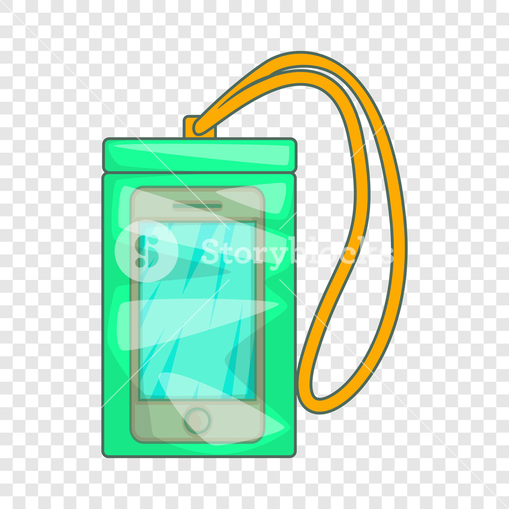 1000x1000 Waterproof Phone Case Icon Cartoon Illustration Of Case Vector