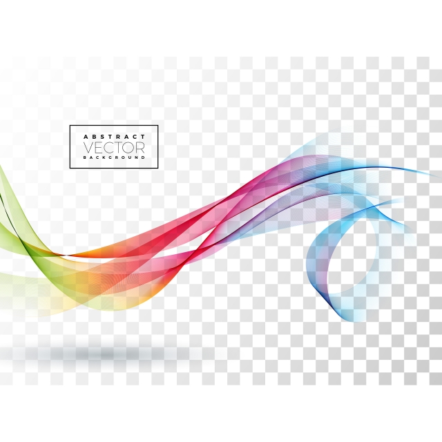 Abstract Wave Design On Transparent Background Vector Illustration 640x640 Abstract Wave Design On Transparent Background Vector Illustration