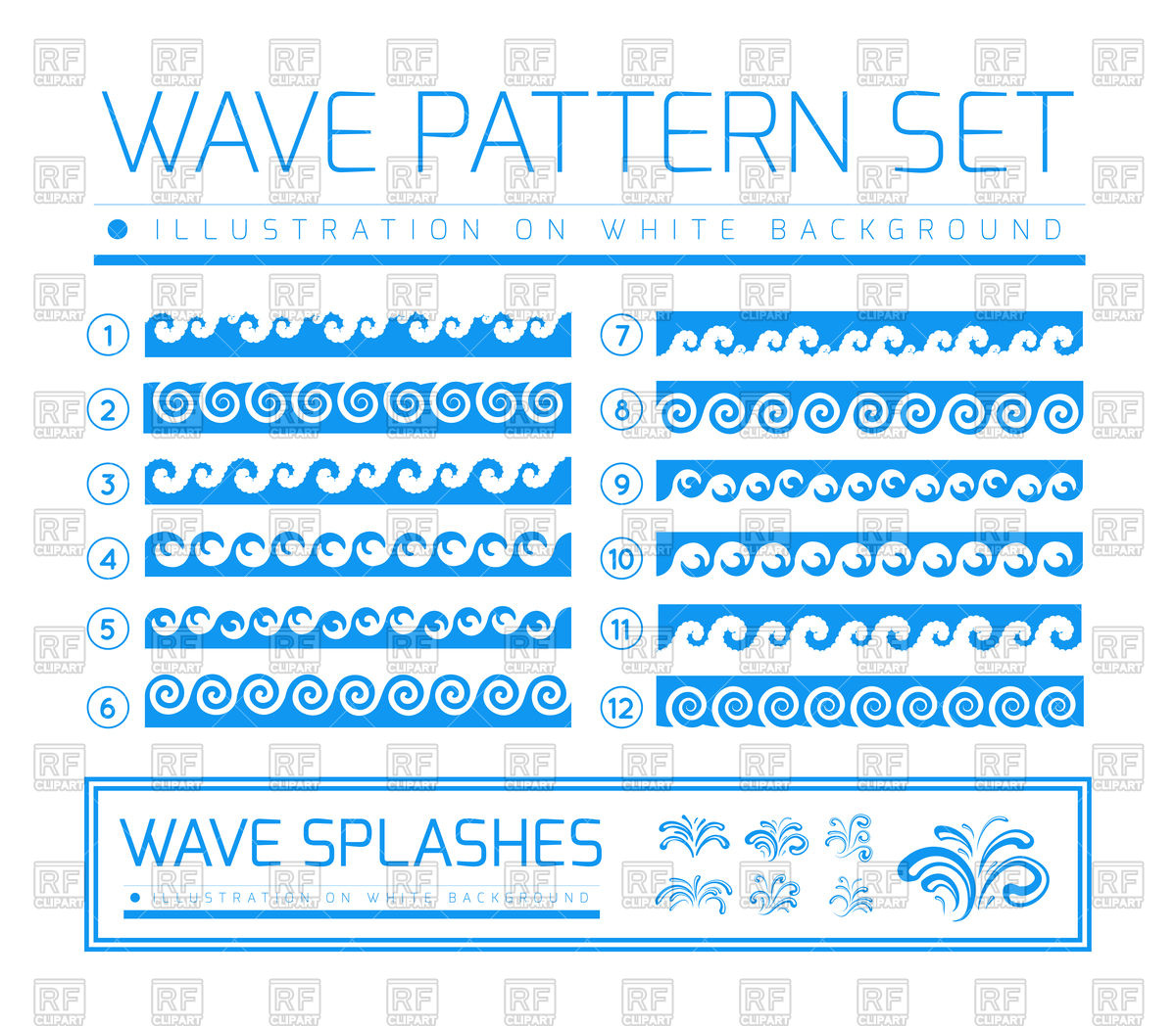 1200x1048 Waves And Splashes Borders Vector Image Of Borders And Frames