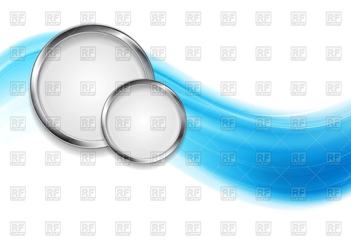 Blue Wave With Metal Circles Vector Image Of Design Elements 1200x830 Blue Wave With Metal Circles Vector Image Of Design Elements
