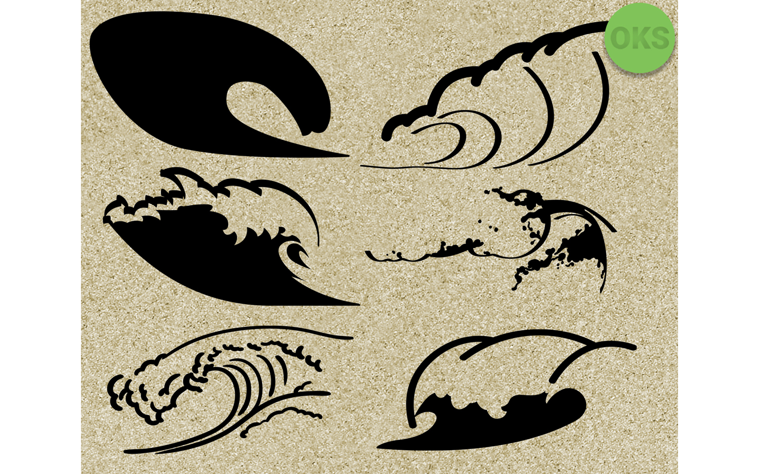 1500x938 Waves Vector Clipart Download Graphic