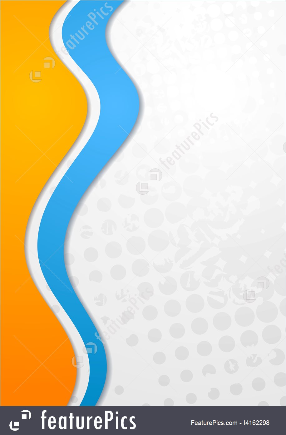 Colourful Corporate Vector Waves Design 916x1392 Colourful Corporate Vector Waves Design