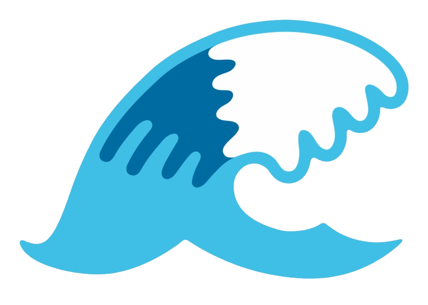 Wave Emoji Vector At Vectorified.com 