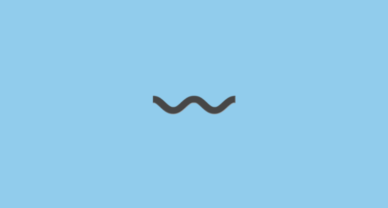 Wavy Dash Emoji 560x300 Wavy Dash Emoji