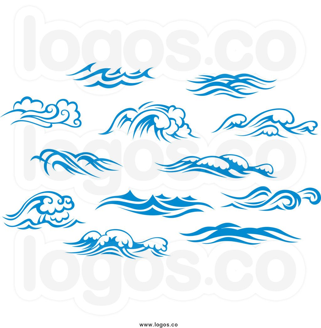 1024x1044 Graphic Design Wave With Sun Waves Logos Of Blue Ocean Surf