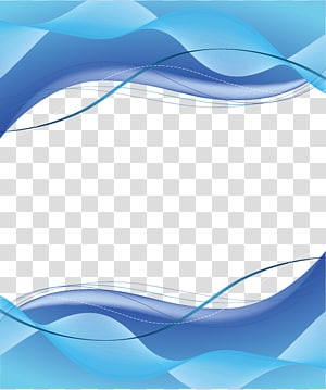 300x359 Blue Wave Illustration, Blue Graphic Design Euclidean Blue Wave