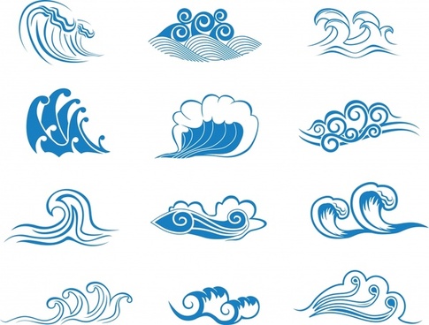 Wave Icon Free Vector Download 485x368 Wave Icon Free Vector Download