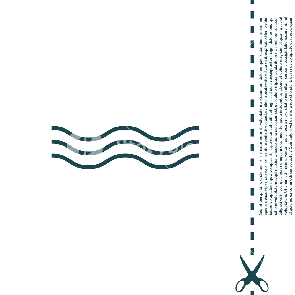 Wave Icon Vector Vecrtor Illustration Royalty Free Stock Image 1000x1000 Wave Icon Vector Vecrtor Illustration Royalty Free Stock Image