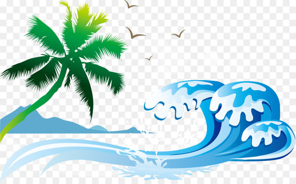 600x373 Sea Euclidean Vector Wind Wave Illustration