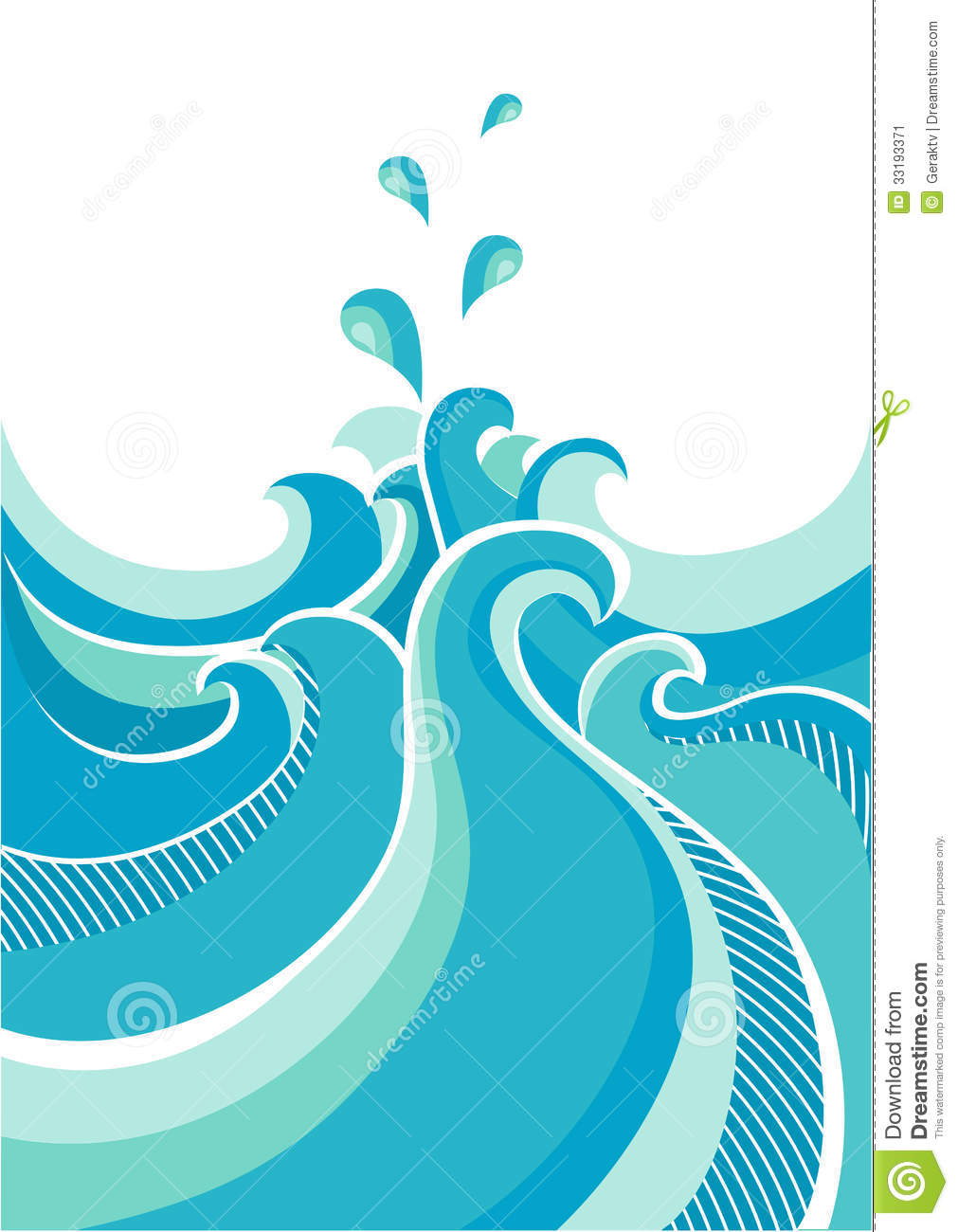 1011x1300 Water Waves Vector Design Images
