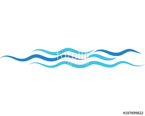 500x400 Water Wave Vector Illustration Design Stock Image And Royalty