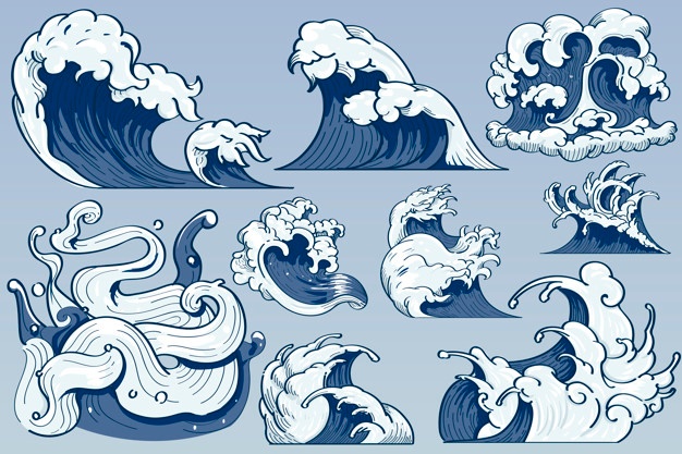 626x417 Waves Vectors, Photos And Free Download