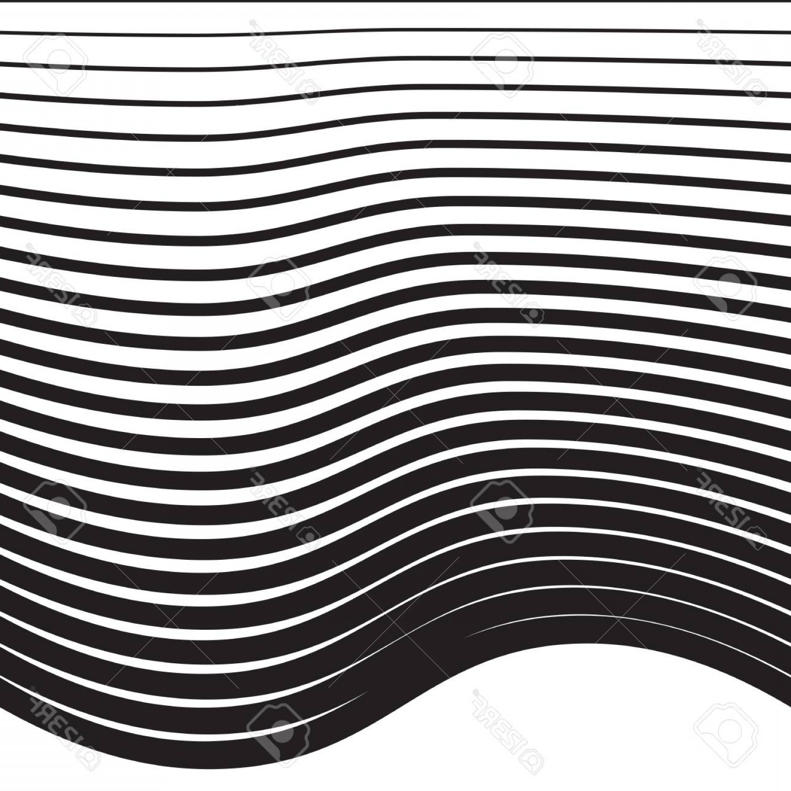 Photostock Vector Wave Line Halftone Pattern With Gradient Effect 1560x1560 Photostock Vector Wave Line Halftone Pattern With Gradient Effect