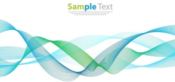 Wave Line Vector Free Vector Download 600x280 Wave Line Vector Free Vector Download