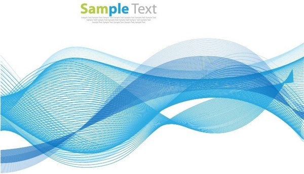 Wave Lines Free Vector Download 600x344 Wave Lines Free Vector Download