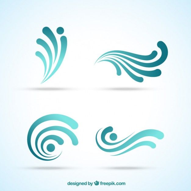 626x626 Abstract Wave Logos Free Vector Rugby Logo Waves Logo, Dynamic