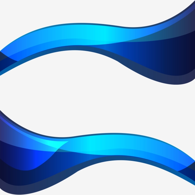 640x640 Blue Wavy Shape Vector On Transparent, Wave, Vector, Waves Png
