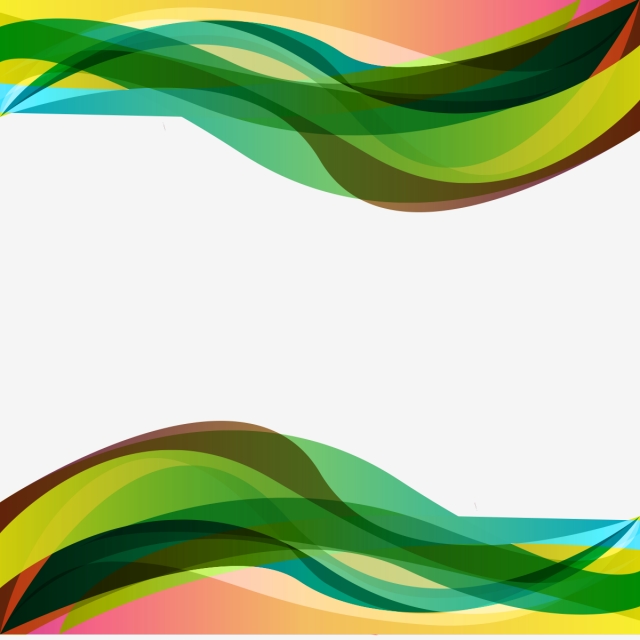 640x640 Colorful Wavy Shape Vector, Wave, Vector, Waves Png And Vector