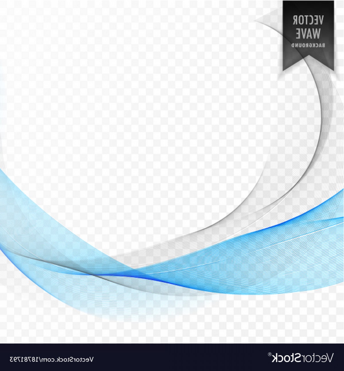 1200x1296 Stylish Blue Wave Shape Background Vector Cqrecords