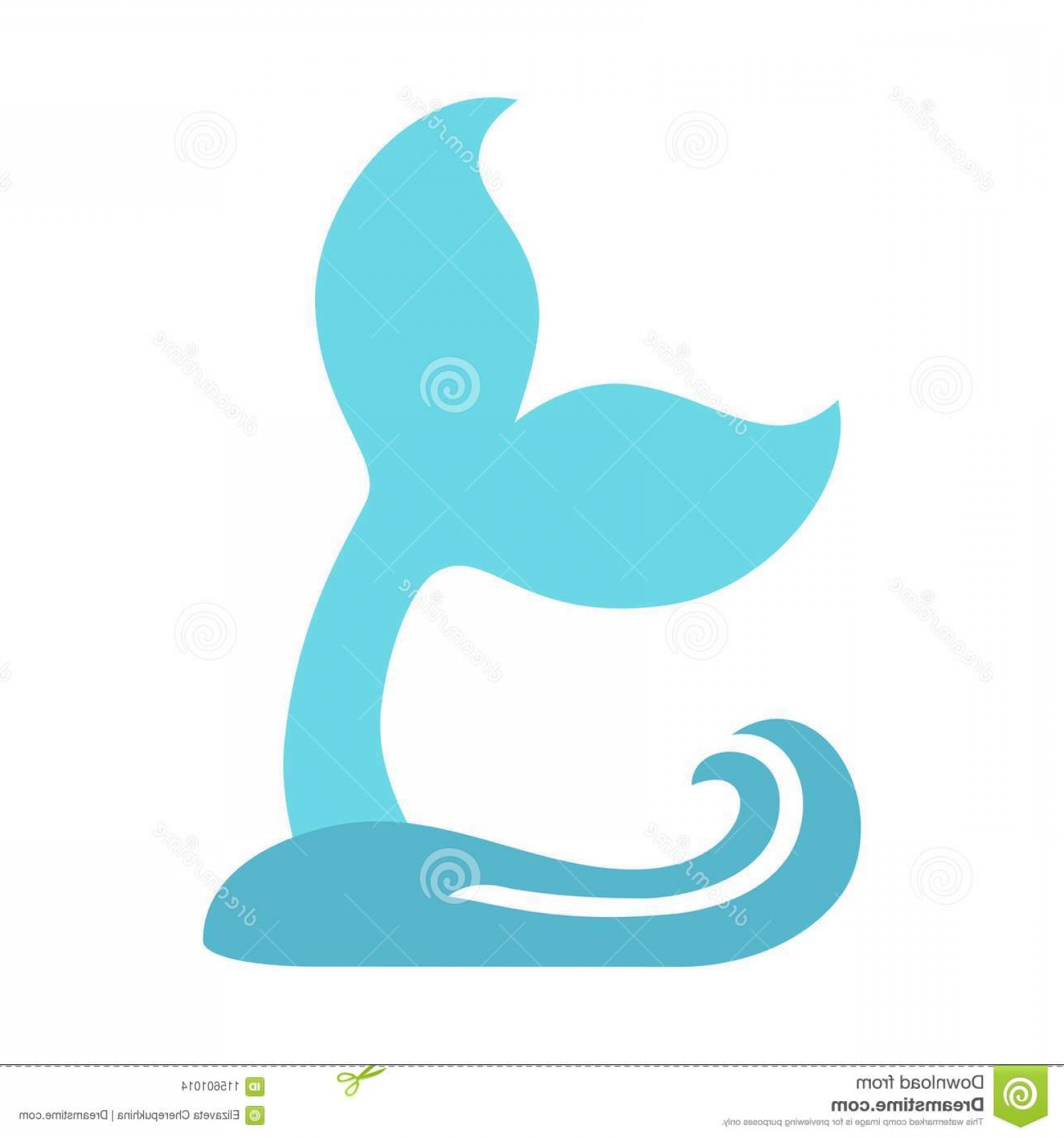 1560x1668 Mermaid Tail Wave Silhouette Whale Tail Icon Fish Tail Vector Icon