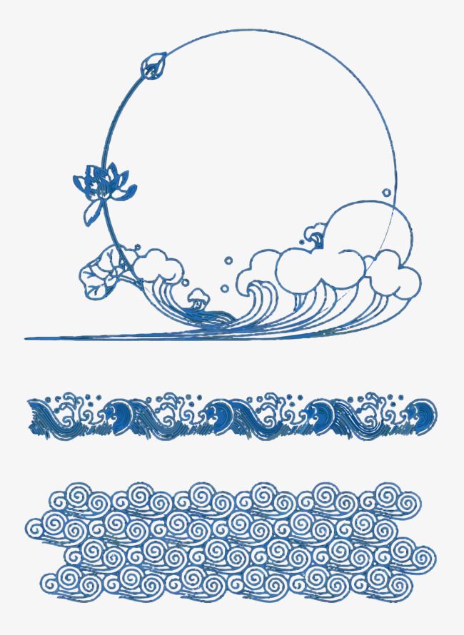 650x890 Wave Vector, Blue, Sea Wave, Decorative Pattern Png And Vector