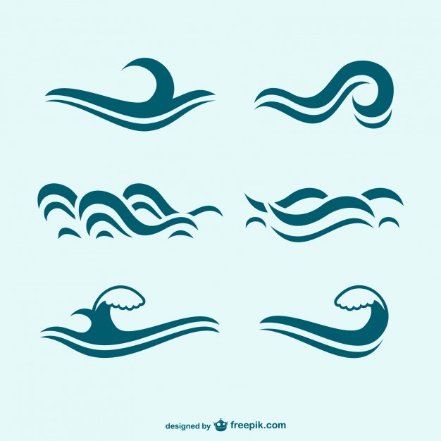 Wave Icon Vector 626x626 Wave Icon Vector