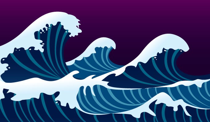 680x395 Waves Vector Free Vectors Ui Download
