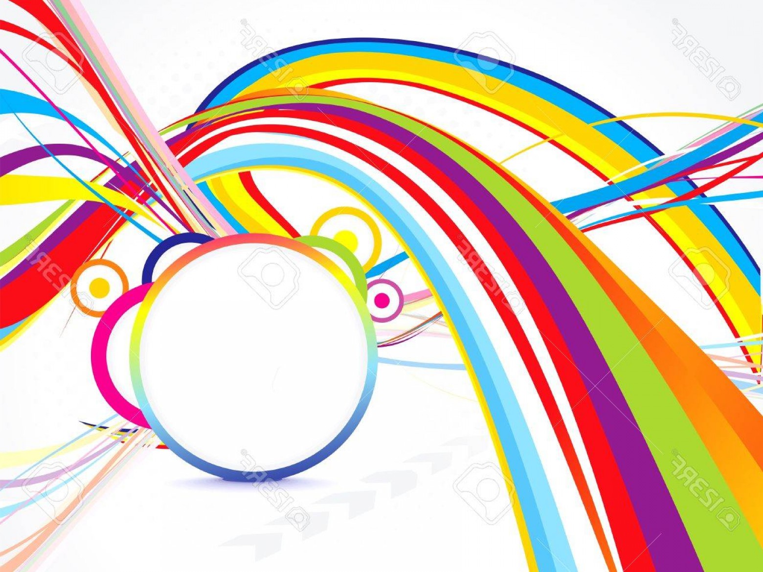 1560x1170 Photoabstract Colorful Background With Wave Vector Illustration