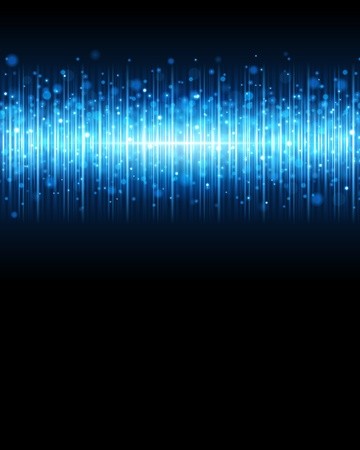 360x450 Abstract Blue Waveform Vector Background Royalty Free