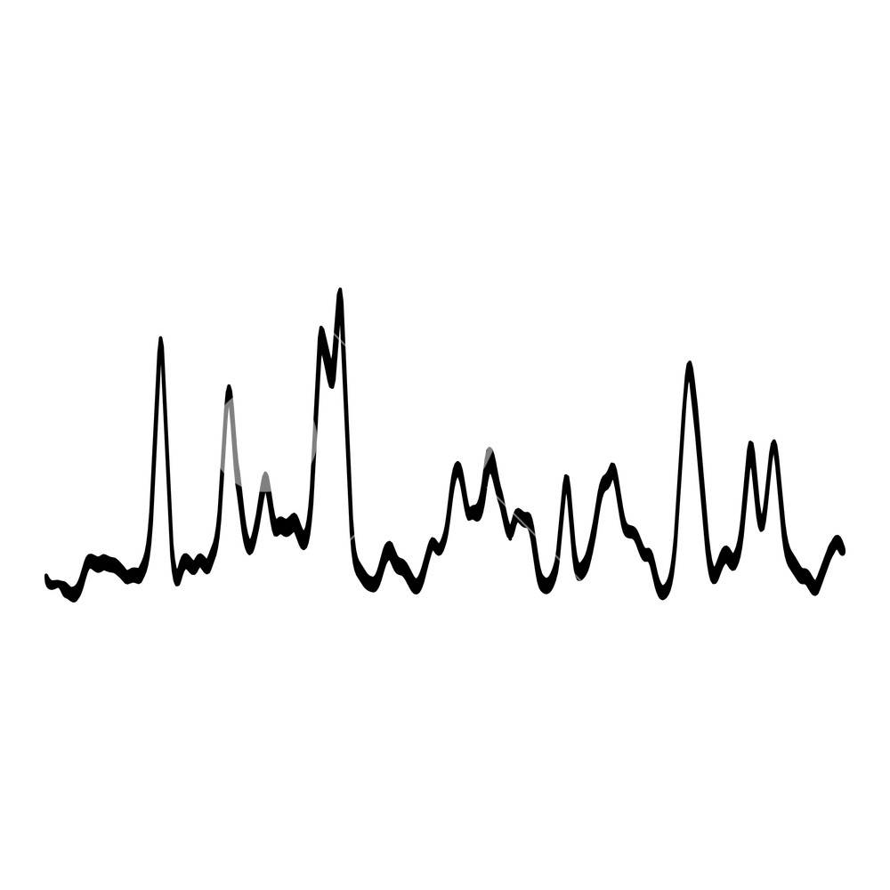 1000x1000 Audio Equalizer Waveform Icon Simple Illustration Of Audio